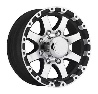 16  Sendel T08 8-Lug Boat Camper RV Trailer Wheel Black Machined (QTY 1) • $171