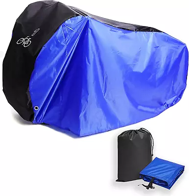 Bike Cover Outdoor Storage Waterproof UV Dust Wind Proof 300D Heavy Duty Bicycle • $25.05