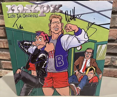 MxPx   Life In General   Autographed LP Signed Colored Vinyl • $195