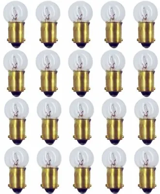 $10.35 • Buy 20x 57 Light Bulb Miniature Gauge Cluster Instrument Panel 12v G-4.5 BA9S