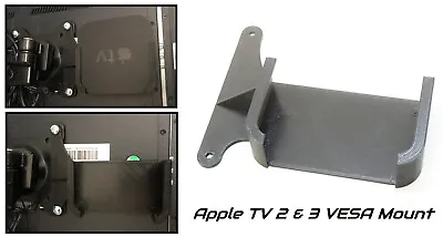 $18.66 • Buy VESA Back Of TV Mount For Apple TV 2 & Apple TV 3 Streaming Device (100mm)