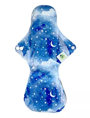 £8.64 • Buy Maternity Bamboo Charcoal Cloth Menstrual Pads  - Extra Heavy - Blue Galaxy