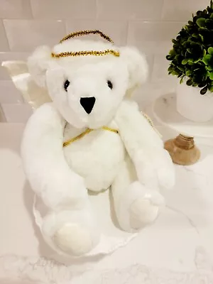 NEW 1987 Vermont Teddy Bear Angel Plush Rare Bear With Jointed Arms And Legs • $23