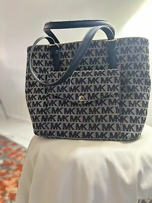 Michael Kors Handbag Black Jet Set Logo Tote Bag . • $100