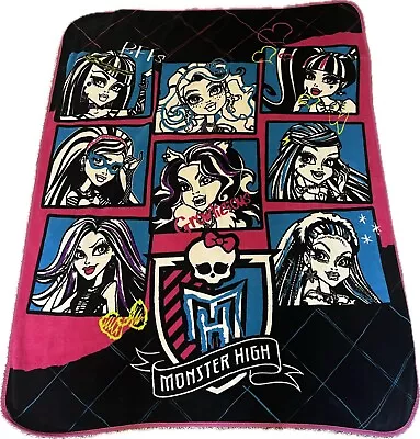 Monster High Blanket Bff's Growlicious Soft Fleece Blanket Throw 57 X44  • $19.99