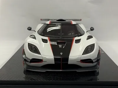£3433.90 • Buy 1:8 Scale Koenigsegg One White Frontiart
