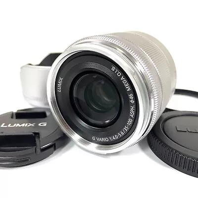 Panasonic Lumix G Vario 35-100mm F4-5.6 ASPH. MEGA O.I.S. Zoom Lens [Mint] #1135 • $145