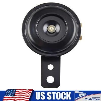 6V 105 Db Electric Air Horn Motorcycle Loudspeaker Black Universal High Quality • $9.49