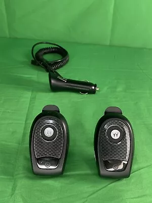 MOTOROLA  T305 Bluetooth Portable Hands Free Speaker (2) With Clips /Charger • $12.99