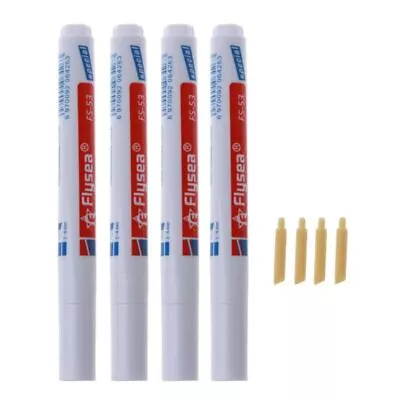 4 Packs White Tile Grout Pens With Replacement Nib Tips For Bathrooms & Kitchens • $16.85