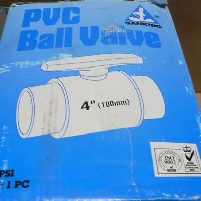 SANKING 4  PVC Ball Valve DN100 THREADED BOTH ENDS • $45