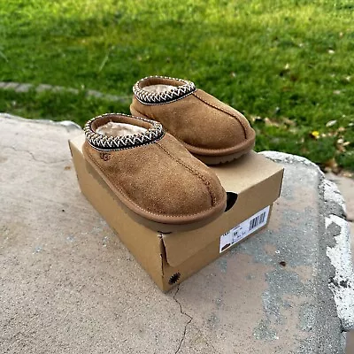 UGG Toddler's TASMAN 1019066T CHESTNUT Casual Suede Slippers Size 10c • $60