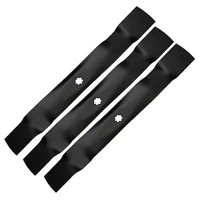 X3 Bar Blades For 42  John Deere Ride On Lawn Mower 102 115 125 135 GX22151 • $37.50