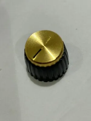 Marshall Style Knobs X 50 6.35mm Hex Screw Black And Gold High Quality • $32.29