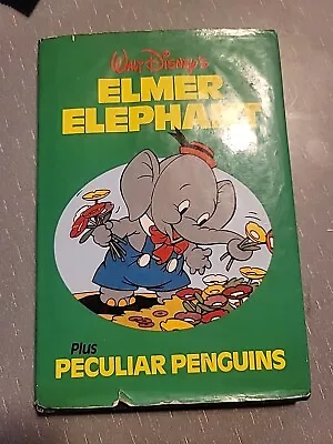 WALT DISNEY ELMER ELEPHANT Illustrations Mckay Company 1978 & Peculiar Penguins • $29.99