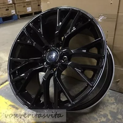 19/20  Gloss Black C7 Z06 Style Wheels Rims For 2014+ C7 Stingray Corvette Base • $1088