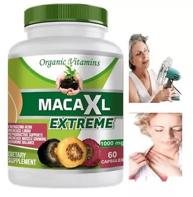 Menopause Support Mood Women Best Maca Root  Natural Menopausia Alternative • $12