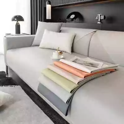 $90.35 • Buy Waterproof Anti-pet Scratch Sofa Cover Faux Leather Couch Covers Slipcovers