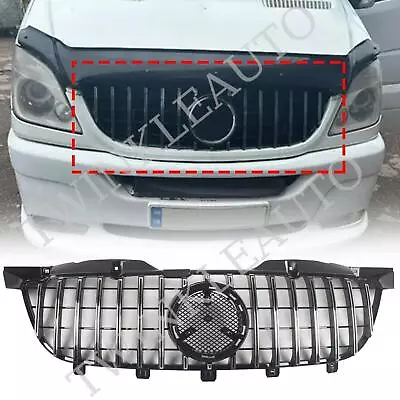 Chrome Car Front Grill Grille Outlet For 2009-2013 Mercedes Benz W906 Sprinter • $193.33