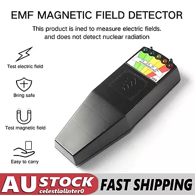 K2 Portable Electromagnetic Field EMF Meter Radiation Detector 5 LED Gauss Meter • $23.99