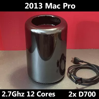 2013 Mac Pro 2.7 GHz 12 Cores Dual AMD D700 128GB RAM 1TB NVMe SSD • $1099.10