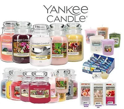 Scented Yankee Candle Large Jars - 623g 3 X (140g 75 Or 49g) Perfume 150 Hours • £14.99