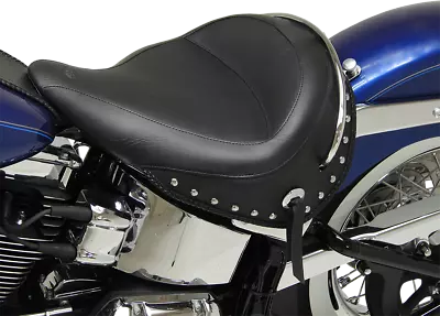 12-17 For Harley Softail Deluxe EFI FLSTNI MUSTANG Wide Studded Solo Seat • $405