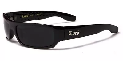 Locs OG Original Gangster Shades Mens Sunglasses Dark Lens Bad Boy Glasses Black • $57