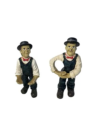 Vintage Laurel And Oliver Hardy Figure Ornament Figurine Bottle Holder 80s Rare • £155.09