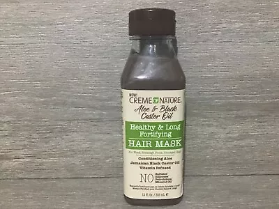 Creme Of Nature Aloe Black Castor Oil Hair Mask For Weak Damaged Hair 355ml • £8.99