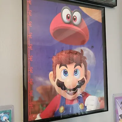 Framed Super Mario Odyssey Ad/poster Video Game Wall Art • $29