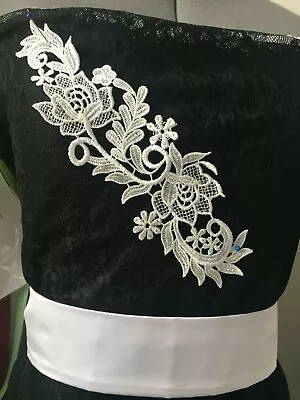 £2.50 • Buy Guipure Applique Motif Lace Ivory Light/cream Haberdashery Sew-on / Iron-on 
