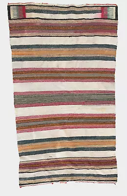 Vintage Navajo Indian Striped Blanket Old Indian Rug • $160