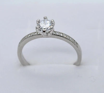 £19.99 • Buy New Genuine Pandora Ale S925 Clear Sparkling Crown Solitaire Women Ring Gift