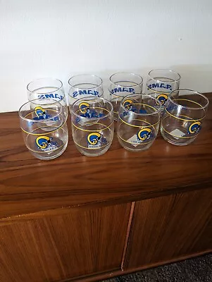 Set Of 8 Vintage Los Angeles Rams Glass  • $50