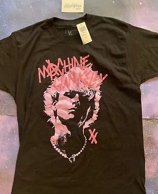 NWT Machine Gun Kelly MGK Graphic Black T-Shirt Unisex XL Hot Topic Pastel Pink • $12.74