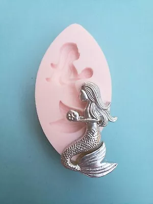 Mermaid Silicone Mold For Resin Candy Fondant Clay Embed Soap Jewelry A265 • $10.25