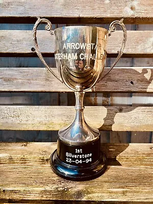 🏆 Vintage Motor Racing Silver Trophy Engraved Cup Trophies 1st Silverstone • $75.67