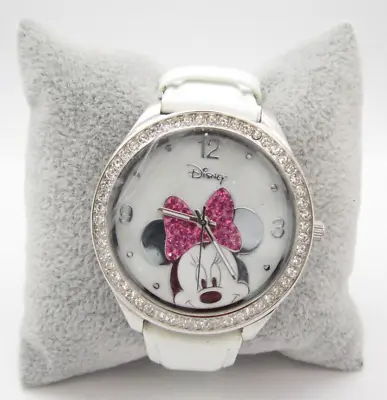 Women Accutime Mickey Mouse Quartz WR Analog 42mm Causal Round Watch (G139) • $7.60