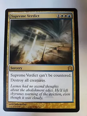 MTG Supreme Verdict  – Return To Ravnica Card Magic The Gathering Rare Sorcery • $2.99