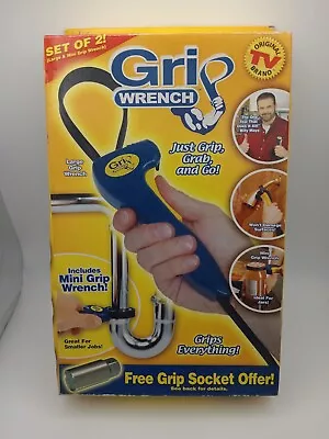 Grip Wrench ORIGINAL TV BRAND Set Of 2 Sizes  2 LARGE & MINI WRENCH  • $9.99