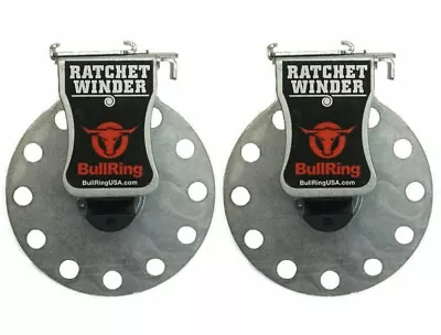 Bull Ring Tie-Down Ratchet Winders (Set Of 2) • $29.95