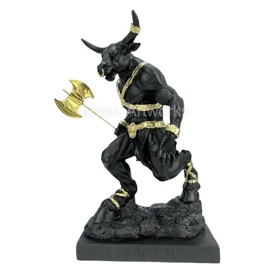 $54.90 • Buy Minotaur Warrior With The Minoan Double Edge Axe Greek Monster Statue Sculpture 