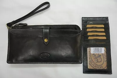 Leather Purse Wallet Organiser Extra Large Black Many Features Top Brand RFID  • £29.99