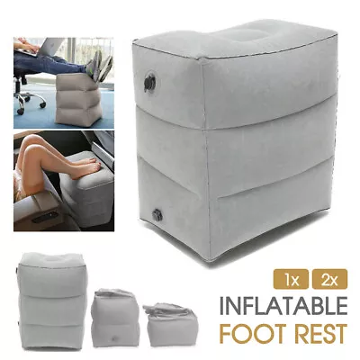 $27.76 • Buy Inflatable Foot Rest 1/2x Travel Air Pillow Cushion Office Home Leg Footrest