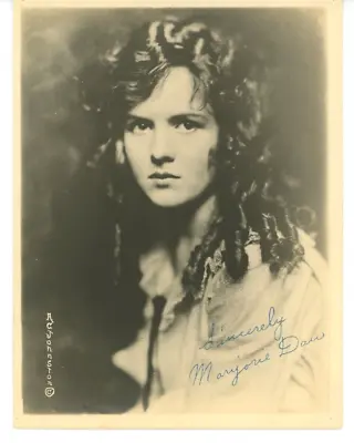 Vintage 8x6 DW Matte Actress Marjorie Daw Printed Signature A. G. Johnston Photo • $24.99