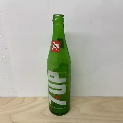 Vintage Pop Soda Bottle 7up 16oz Green Glass #2 • $6.99