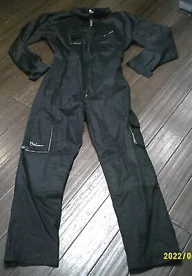 Mens Norman Black Boilersuit Cargo Coveralls XL • $20