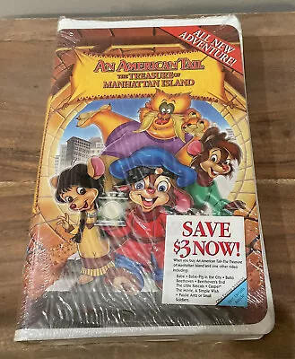 An American Tail Treasure Of Manhattan Island 2000 VHS NEW SEALED Watermarked! • $12.99