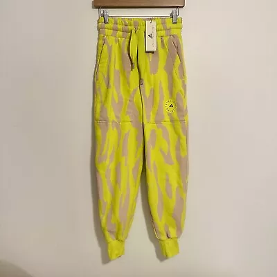 ADIDAS Women's Stella McCartney Multi-Sport Printed Sweat Pants NWT SIZE: XS • $87.60